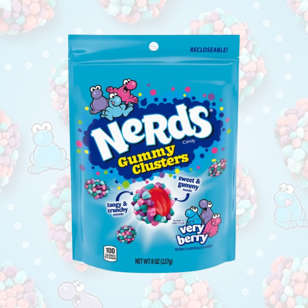 Nerds Very Berry Gummy Clusters 226g