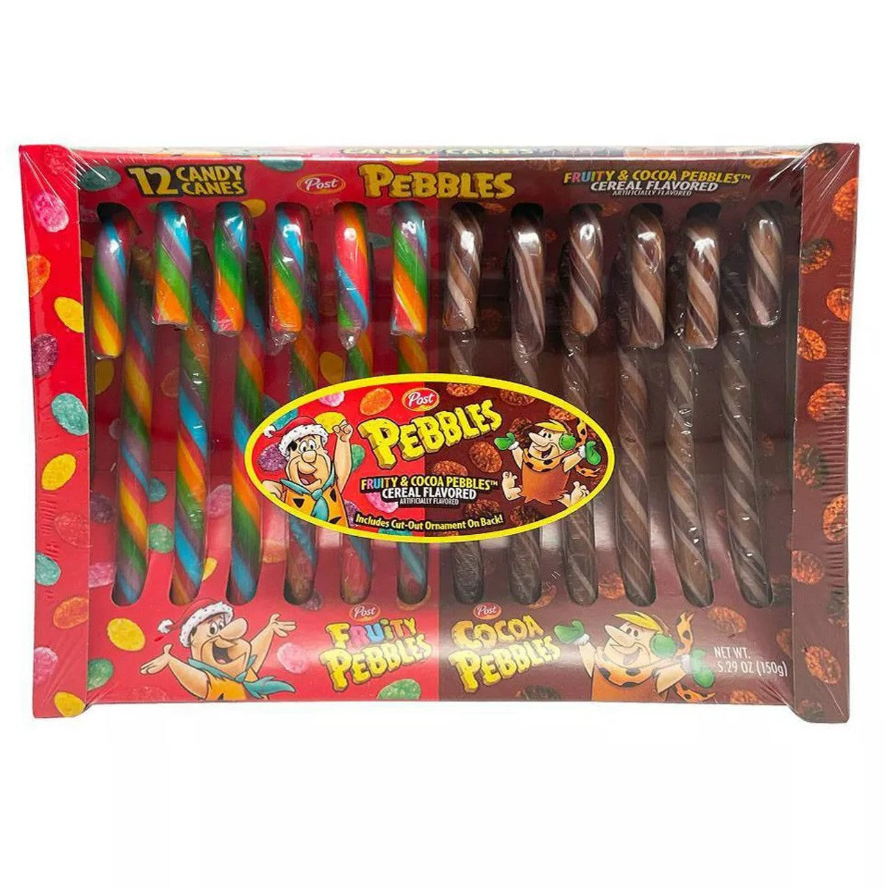 Fruity & Cocoa Pebbles Candy Canes