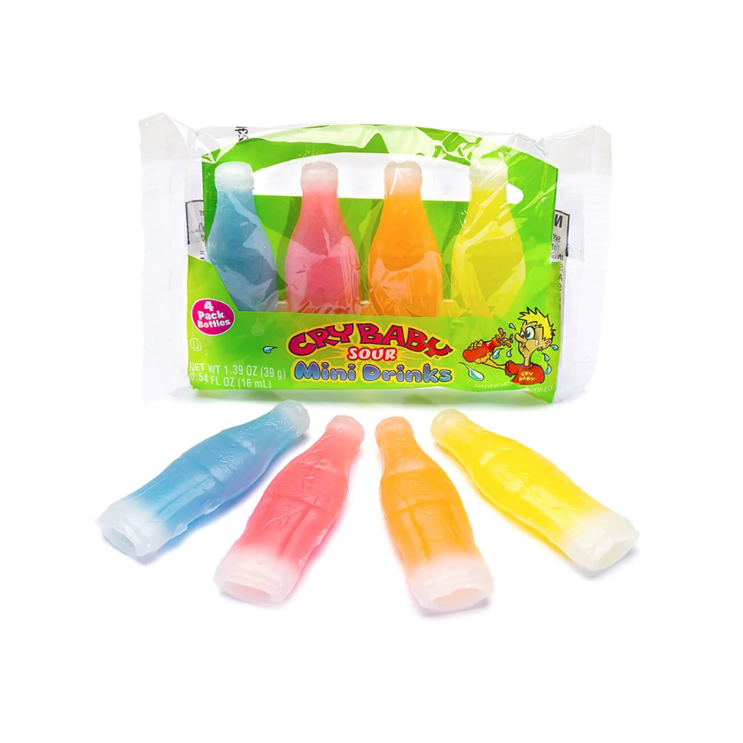 Cry Baby Sour Wax Bottles 4pk