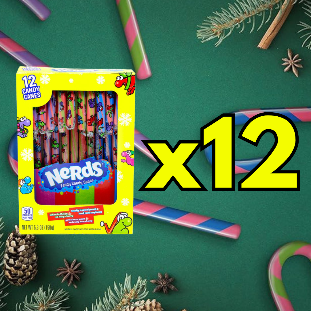 Nerds Candy Canes Bulk Box