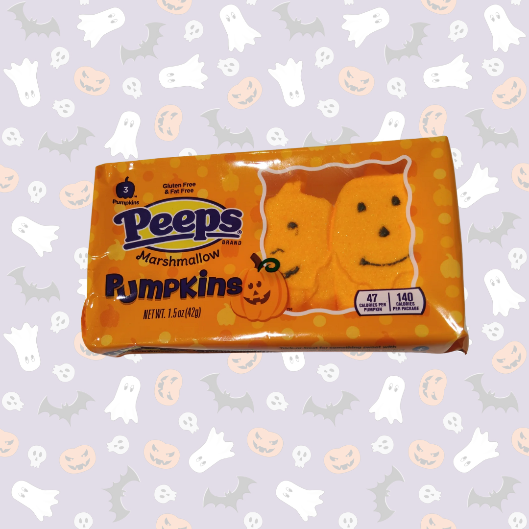 Peeps Pumpkins Marshmallows 3pk