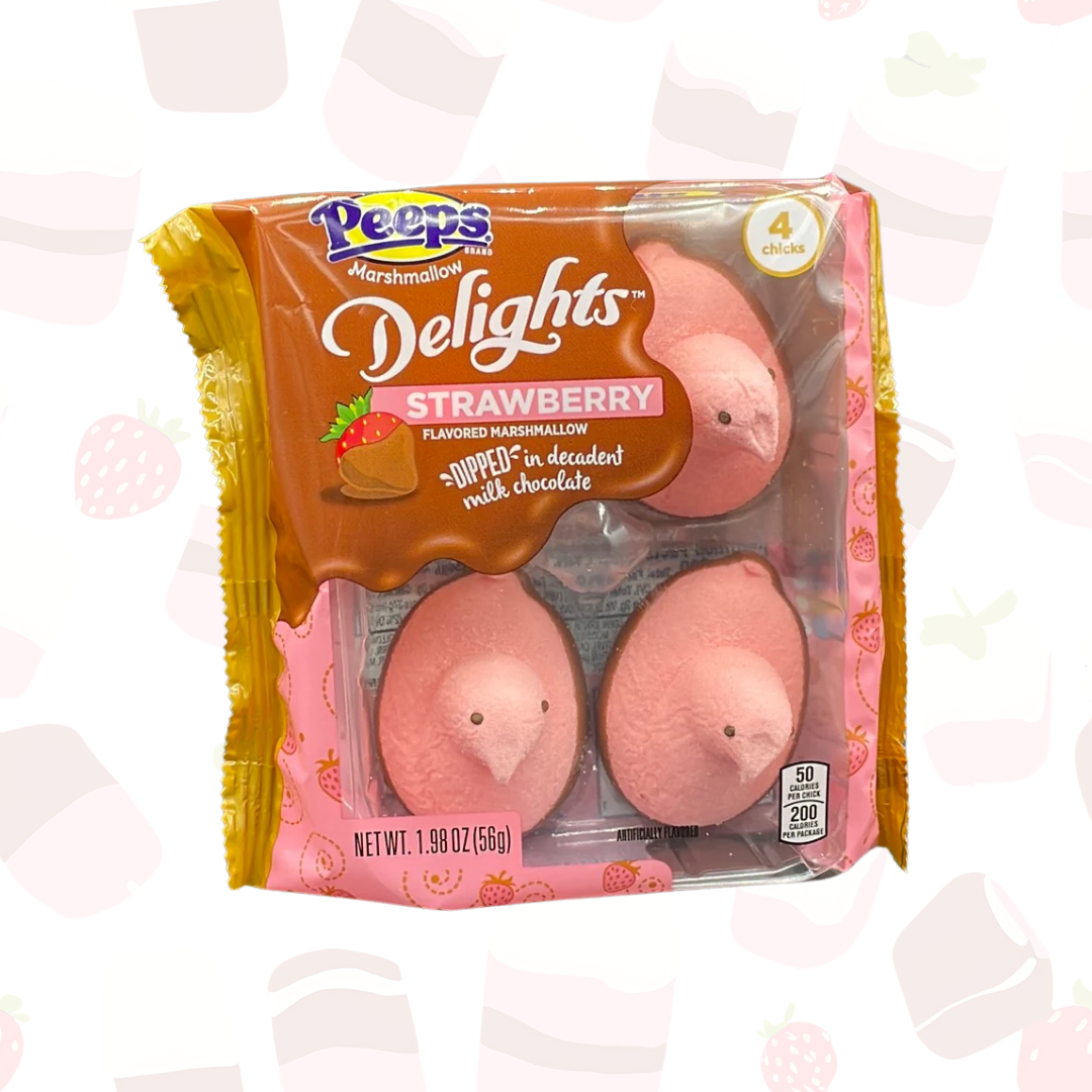 Peeps Strawberry Delights Chicks 4ct