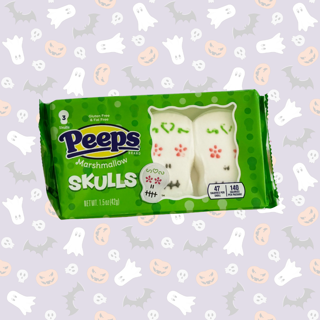 Peeps Skulls Marshmallows 3pk