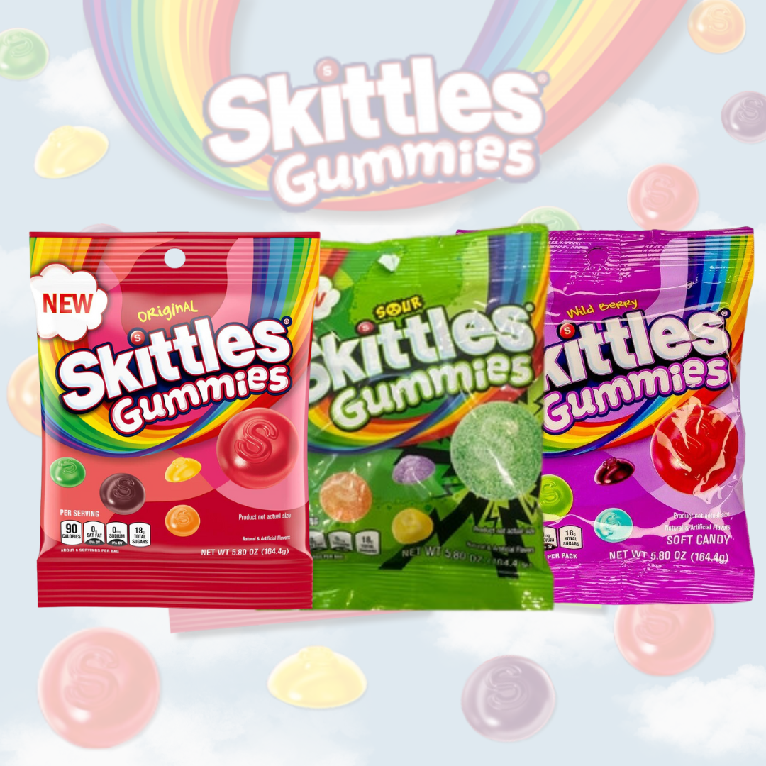 Skittles Gummies 164g Bundle