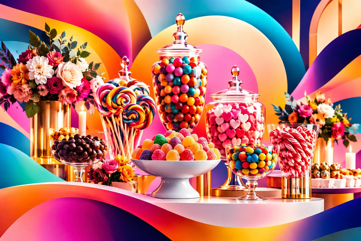 Candy Bar Wedding Example Ideas Guests Love