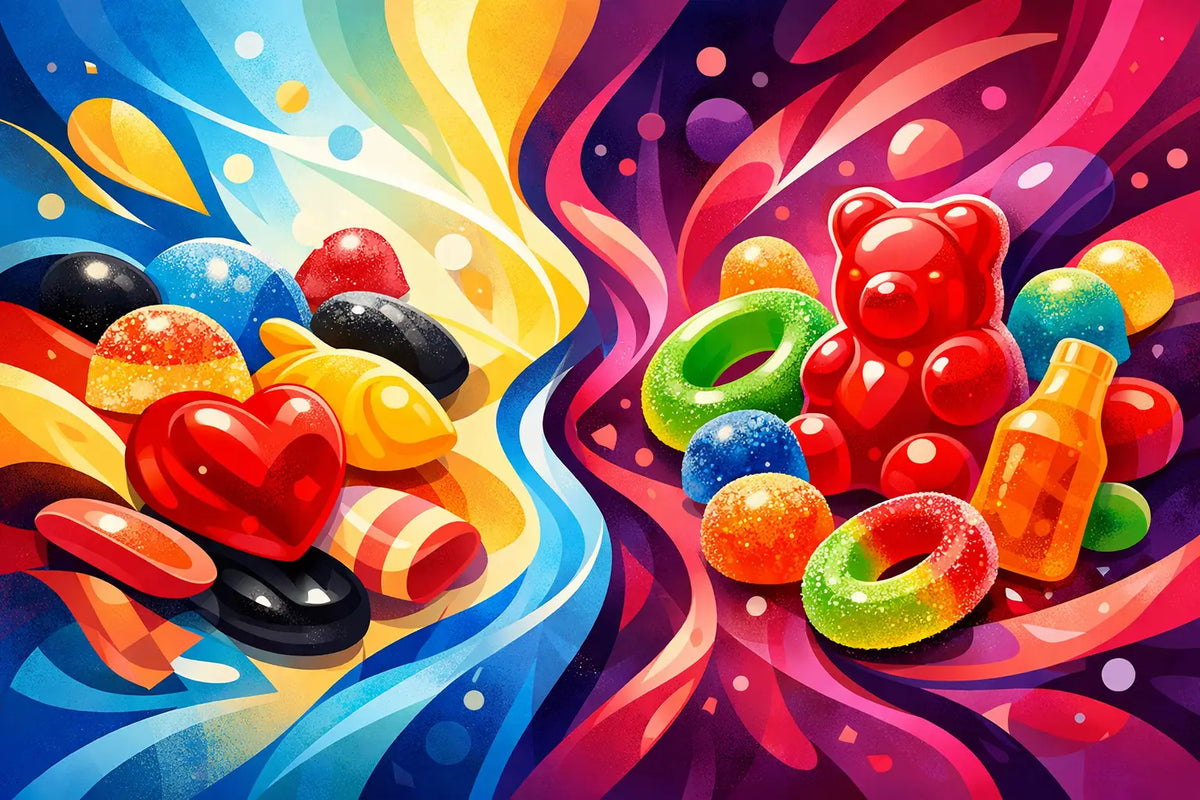 Swedish Sweets Versus Gummies: What’s the Difference?