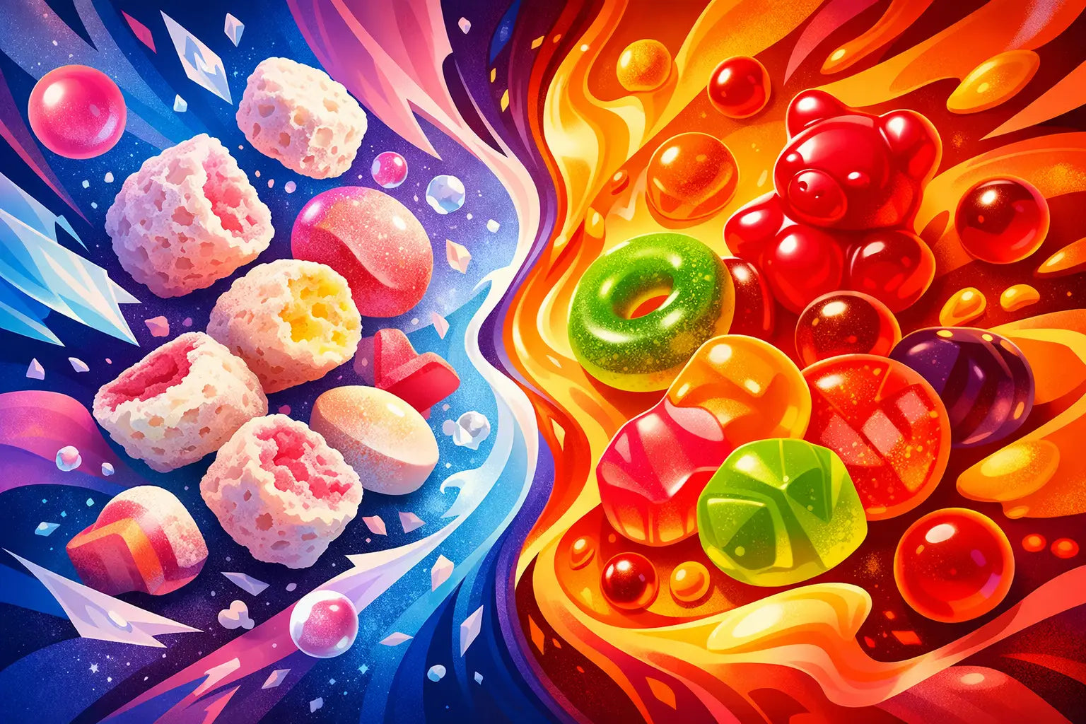 Freeze Dried Lollies vs Gummies: Which Wins?