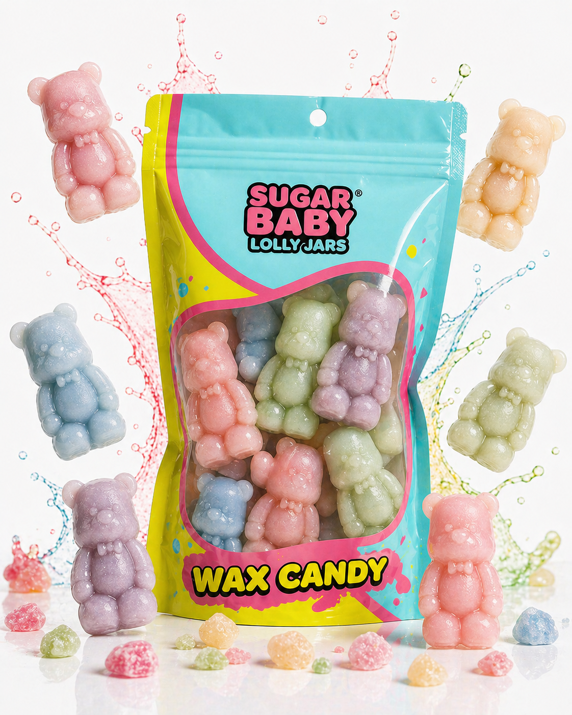 Bears Wax Candy 120g Bag