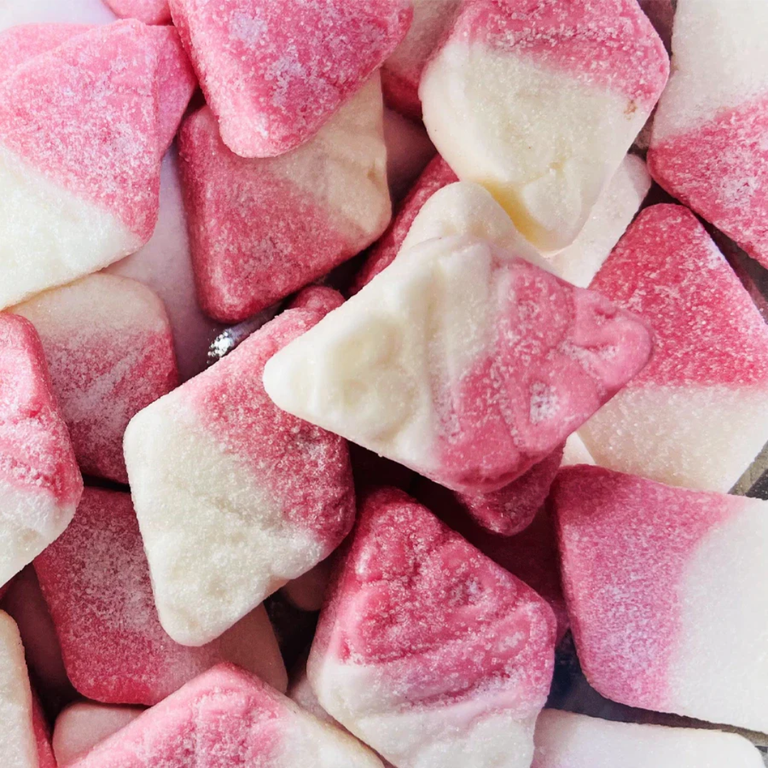 Bubs Strawberry Vanilla Sour Diamonds 150g