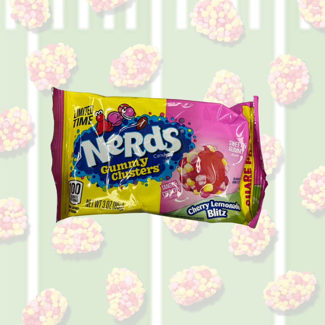 Nerds Gummy Clusters Cherry Lemonade Blitz 85g