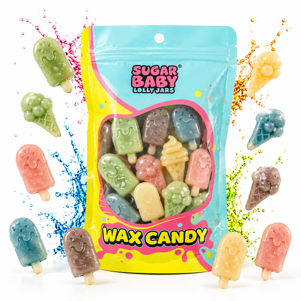 Ice Cream Wax Candy 120g Bag