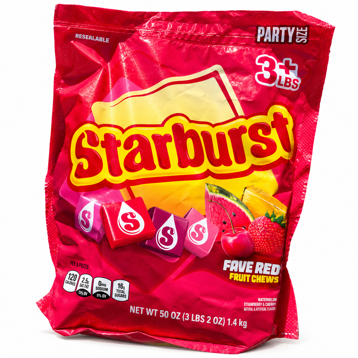 Starburst 1.4kg Favered Fruit Chews