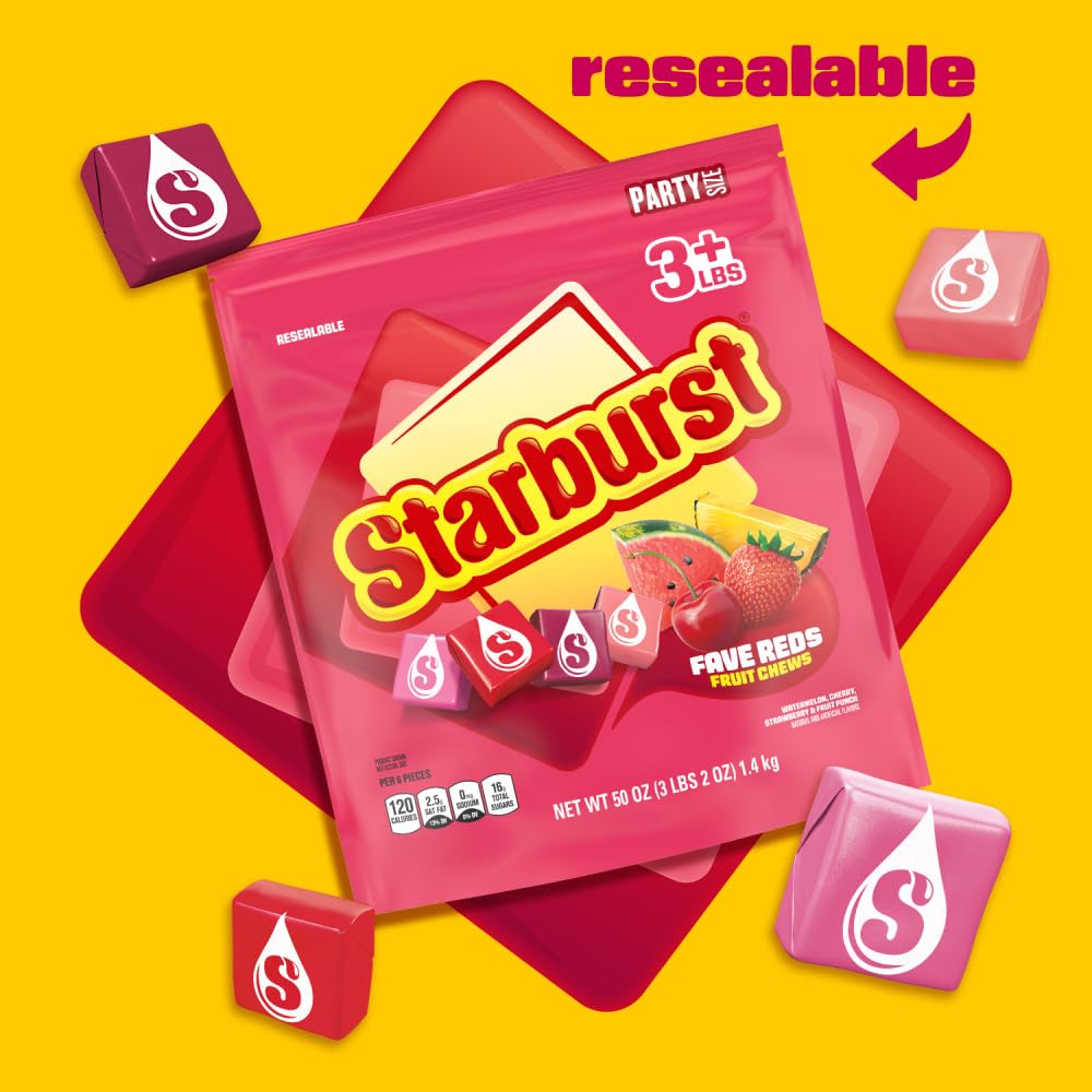 Starburst 1.4kg Favered Fruit Chews