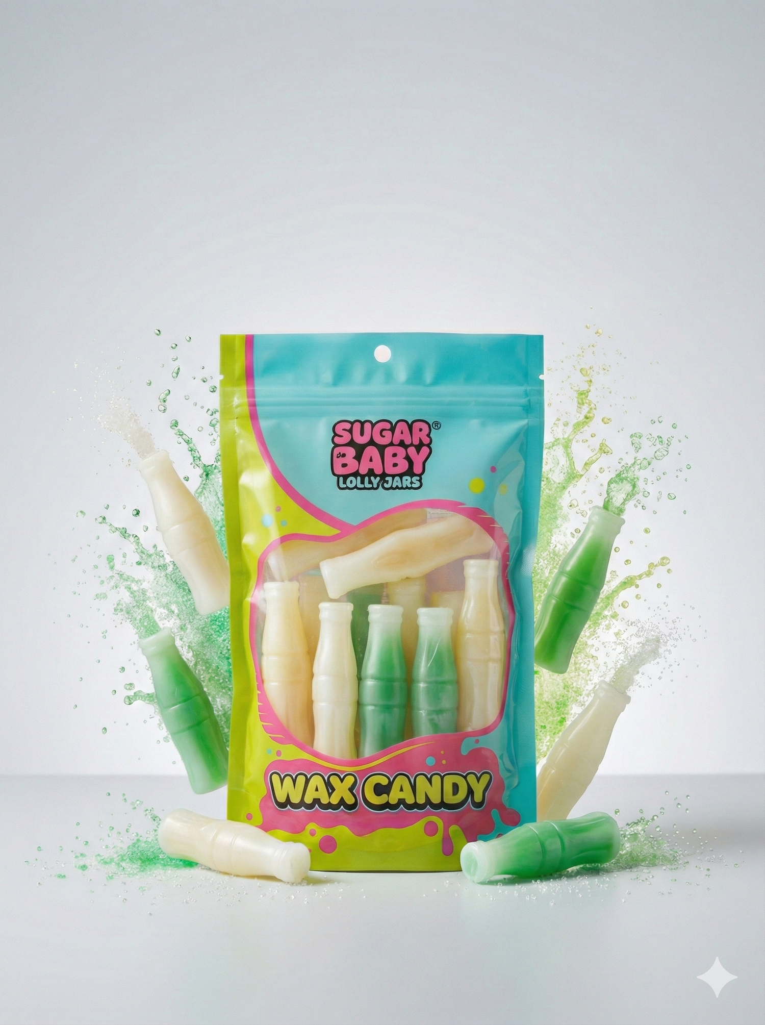 Bottles Wax Candy 120g Bag