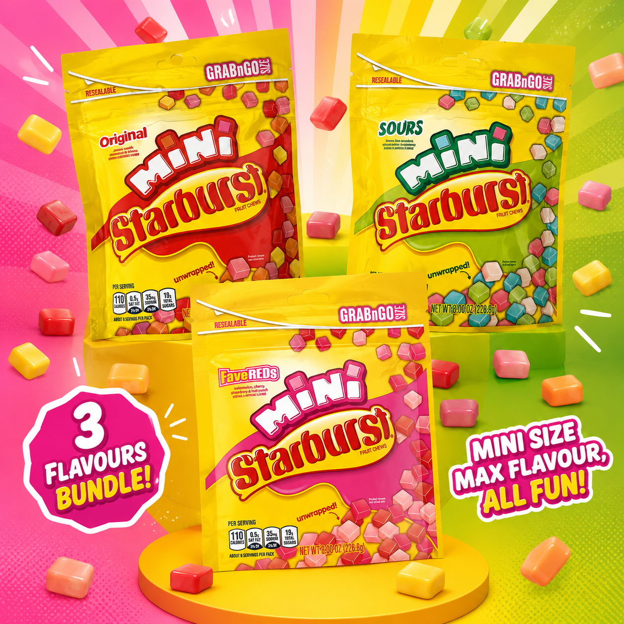 Starburst Minis Bundle 3 Pack