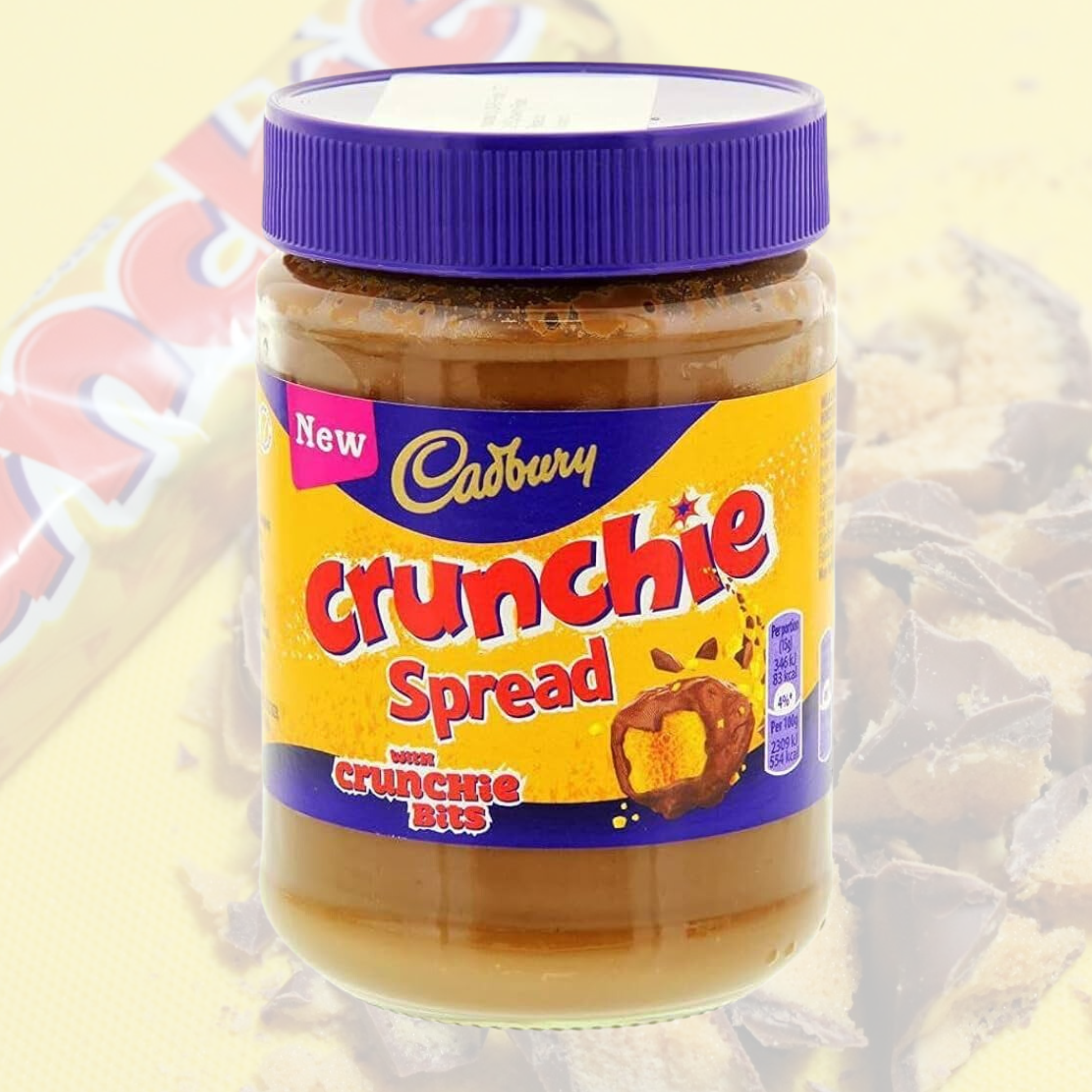 Damaged (Cracked Lid) Cadbury Crunchie Spread 400g
