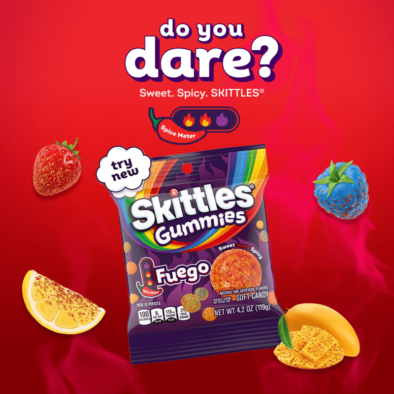 Skittles Gummies Fuego 164g