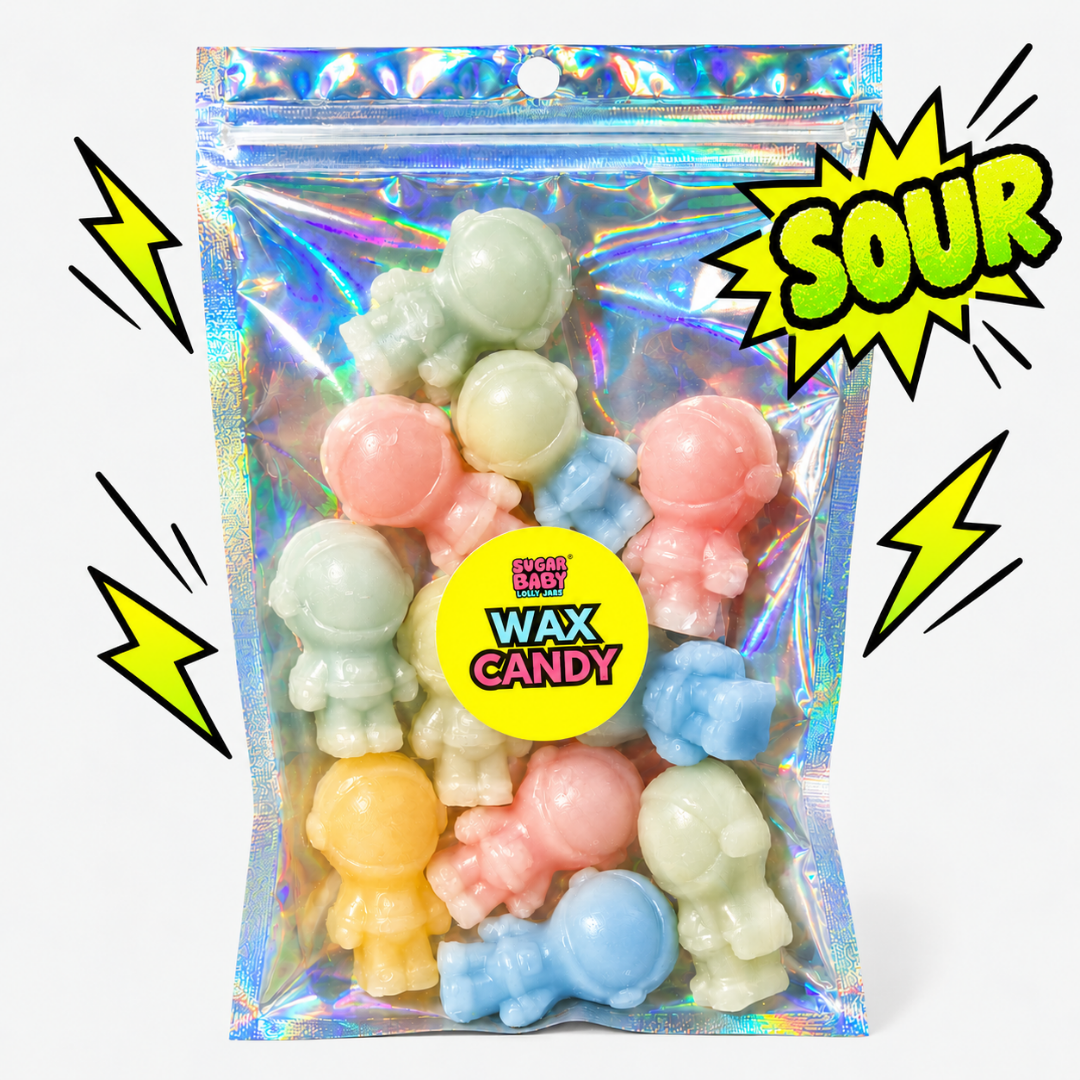 SOUR Astronauts Wax Candy 108g Bag