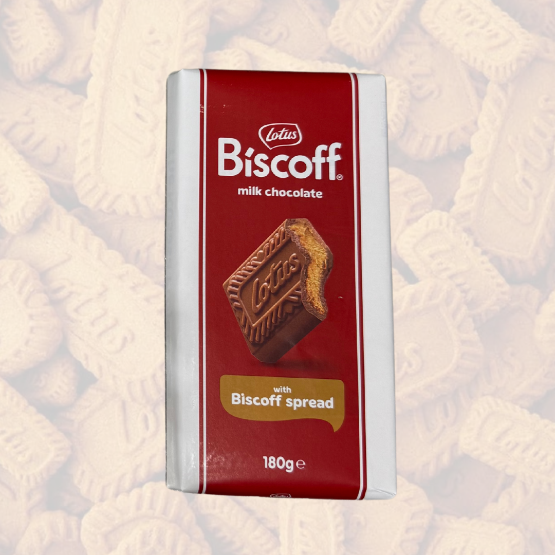 Biscoff Chocolate Block - Spread 180g – SUGAR BABY LOLLY JARS