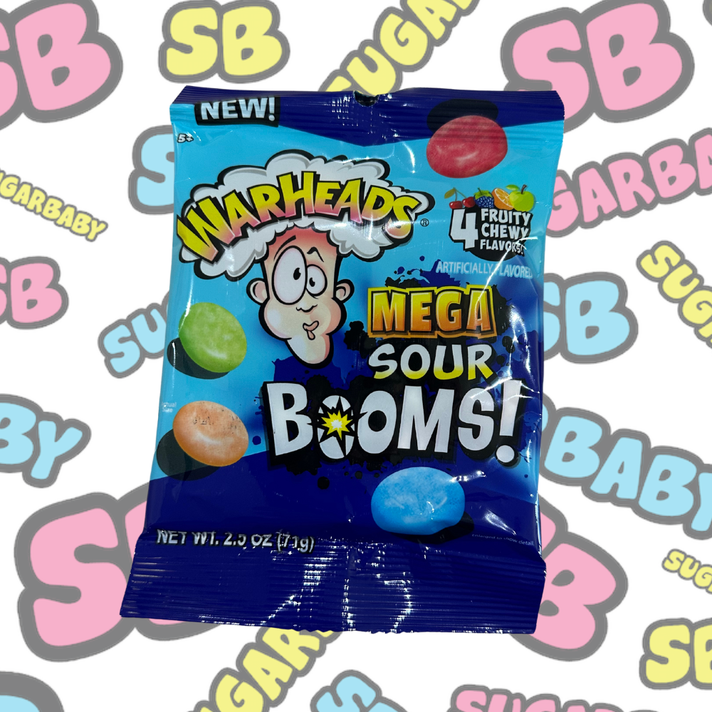 Warheads Mega Sour BOOMS 71g