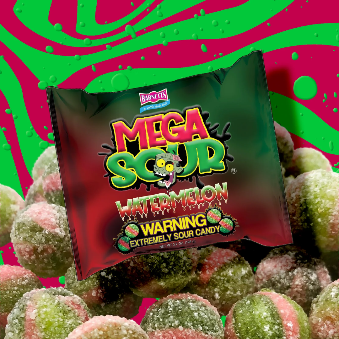 Barnett's Mega Sour Watermelon Balls 104g