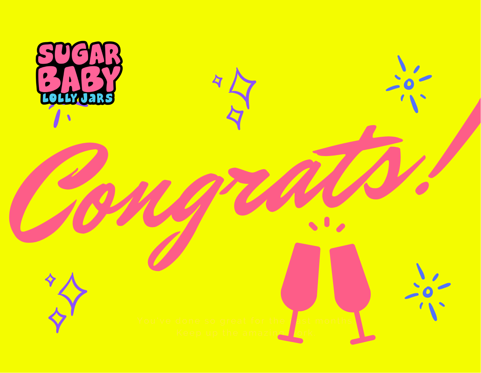 congrts message card