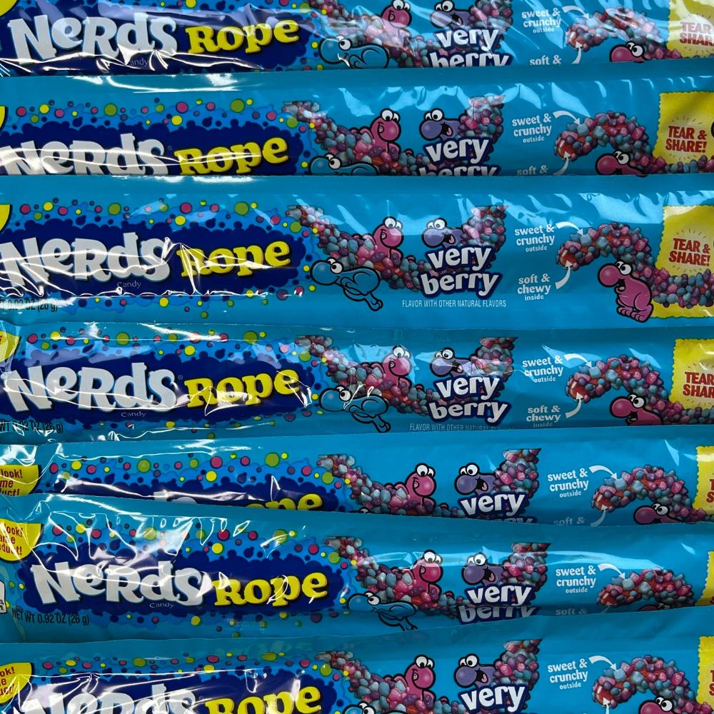Nerds Very Berry Rope Candy | Sweet & Crunchy Candy – SUGAR BABY LOLLY JARS
